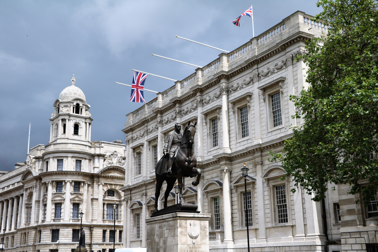 Whitehall in London