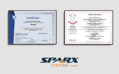 New certifications for SparxSystems Europe